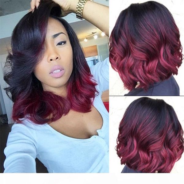 

new arrival natural beauty #1b&burg bob wigs full lace wigs virgin brazilian lace front human hair wigs baby hair for black women