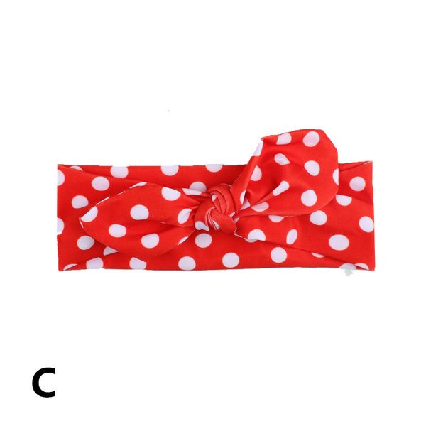 

dqx0europe fashion diy dots baby head bands new bunny ear knot pattern infant headband kids elastic headwear children ha