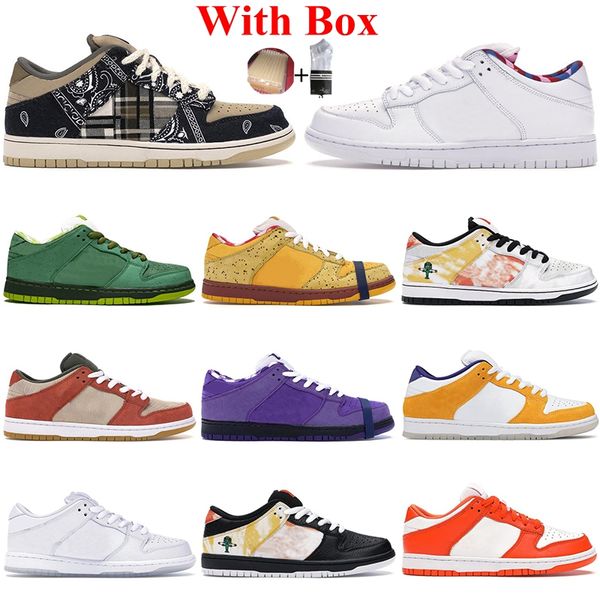 

with box fashion low cut women men casual running shoes travis scotts metallic gold raygun white diamond mens trainers skateboard sneakers