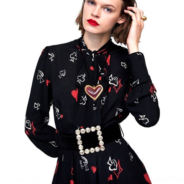 

5i02 silk scarf fashion love heart chiffon belt scarves bandana multipurpose silk scarf korean style, Black;brown