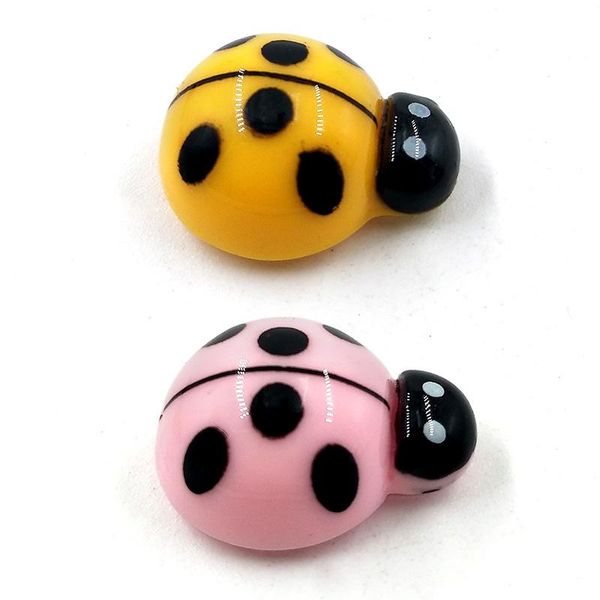 

6pcs colorful ladybugs fridge magnets 3d resin craft whiteboard refrigerator kid message post home diy decoration accessories wmtdhr