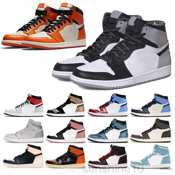 

pine green black 1s basketballs shoes jumpman 1 bloodline men designer sneakers fearless obsidian unc patent gold black toe te-2