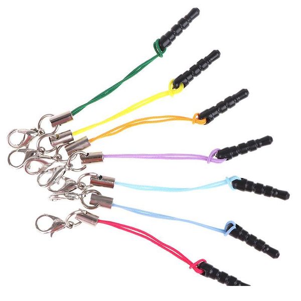 

10pc fashion pendant phone dust plug dustproof plug with lobster button 10pc jllram