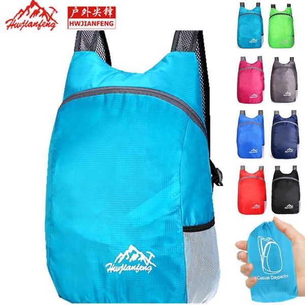 

outdoor bags foldable backpack waterproof super light carry on travel bag outsourcing 20l backpack1