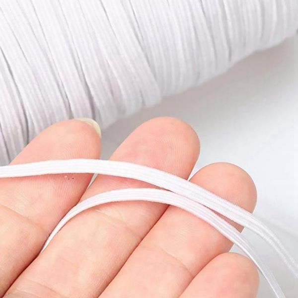 

3 6mm 100 yards elastic band tape sewing elastic ribbon cord spandex rubber band trim sewing fabric diy garment accessories wmtovy petsyard