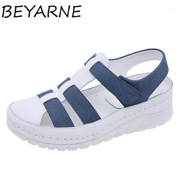 

beyarne new designers sport sandals wedge hollow out women sandals outdoor cool platform shoes woman beach summer shoes ladies1, Black