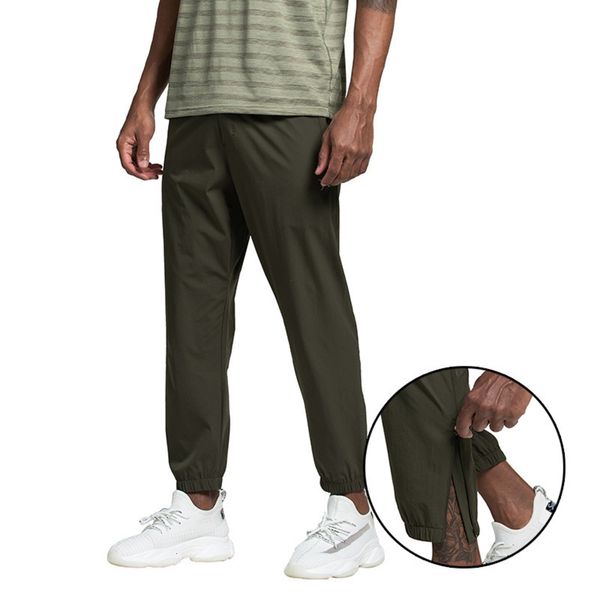 

pants 2020 running new men's sports fitness loose elastic casual capris version, Black