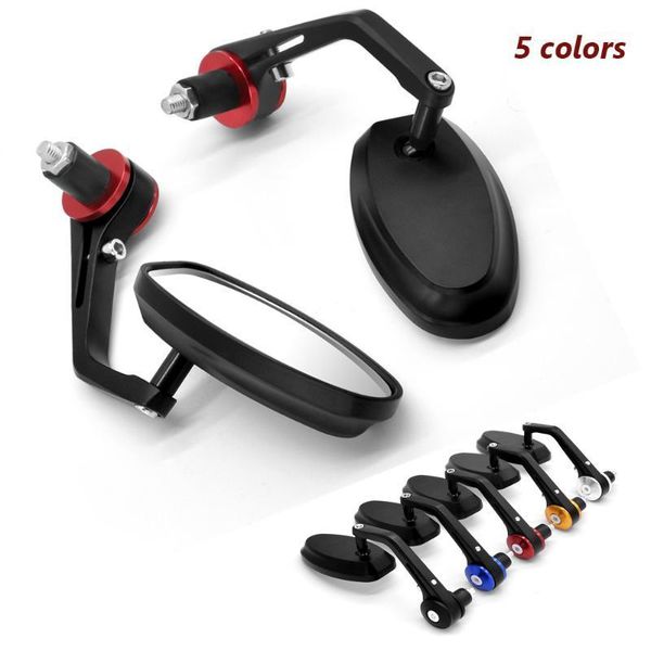 

motorcycle rear view mirror 7/8" handle bar end side rearview aluminum for yamahar 125 250 600 xt250 tricker dt230