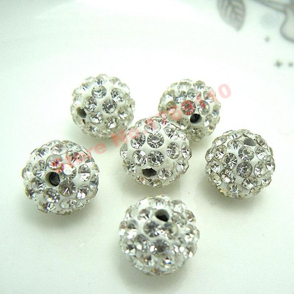 

100pcs 10mm austria beads crystal disco ball beads spacer beads,austria bracelet crystal clay beads 27 color bbyheb bwkf