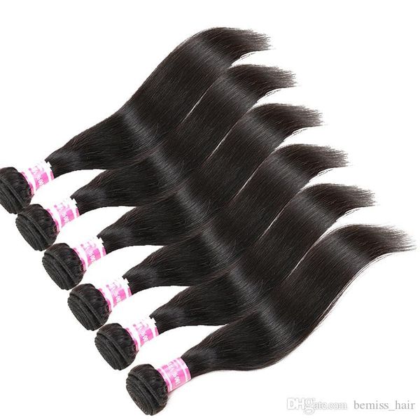 

wholesales price unprocessed brazilian mongolian cambodian indian malaysian peruvian human hair weaves natural black 1b straight virgin hair