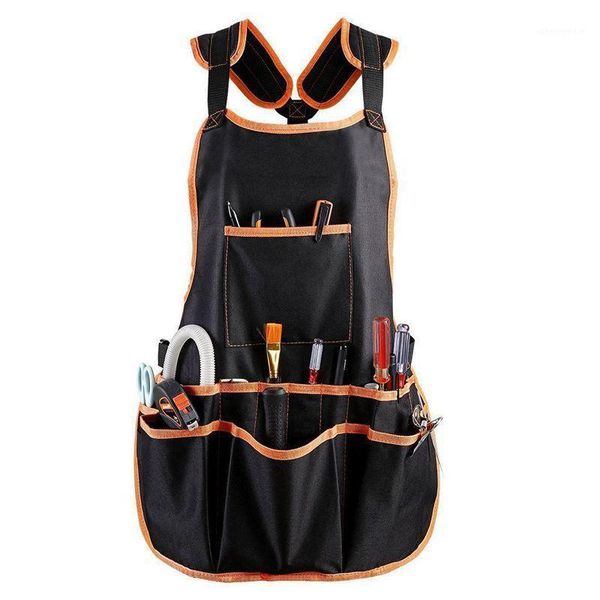

work apron tool 16 tool pockets belt adjustable vest apron for mans work and women with waterproof ap1