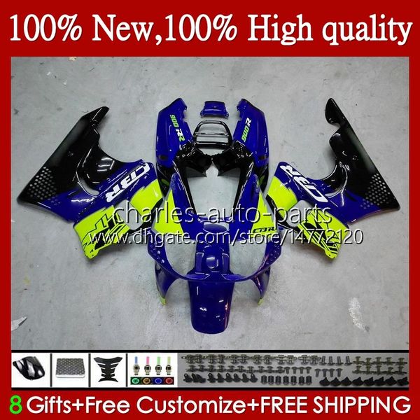 Corpo per HONDA blu verde nuovo CBR 893RR 900RR CBR893RR 94 95 96 97 95HC.7 CBR893 CBR900 CBR 900 893 RR CBR900RR 1994 1995 1996 1997 Carenature