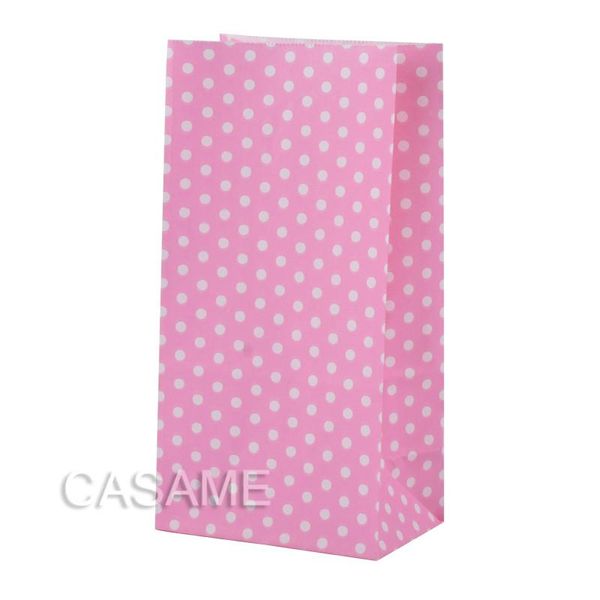 

8шт оптом в горошек бумажный пакет бумаги встал