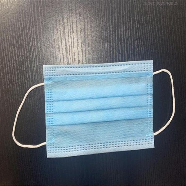 

face disposable 50factory 3-layer filter non-woven sale mouth masks pm2.5 anti-dust protective safety