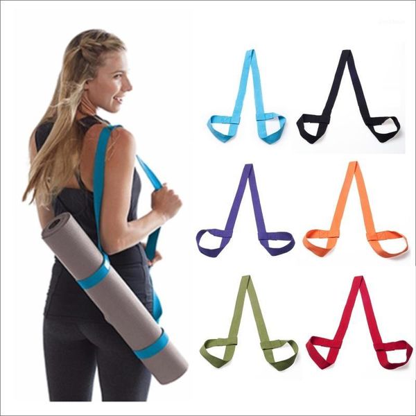 

resistance bands adjustable yoga belts stretch sling shoulder 3m cotton durable mat strap belt exercise carrying waist carry straps1