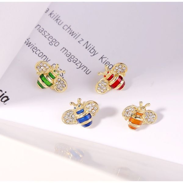 

high-end fashion rhinestone ins baroque palace retro hexapod bee breoch милая брошь высококачественная мода jllznm bde_jewelry, Golden;silver