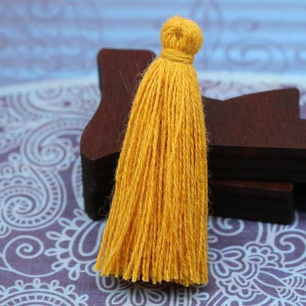 

10pc mini pure cotton tassels diy home textile curtain clothing pendant tassel crafts handmade making tassels fabric decor h jllved