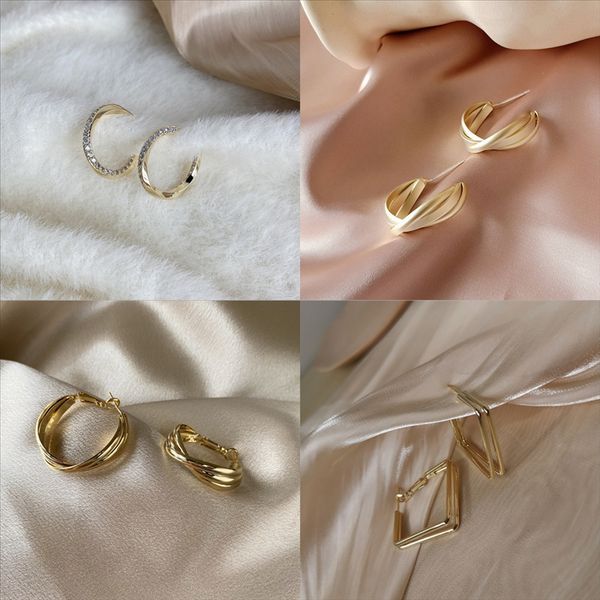 

foua purple zircon long earring crystal ball hoop earring wedding party women for gift jewelry, Golden