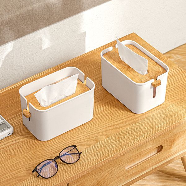 Criativo fácil de levar papel desktop caixa de tecido doméstico sala de estar nanzhu pequena gaveta de liga simples e prático