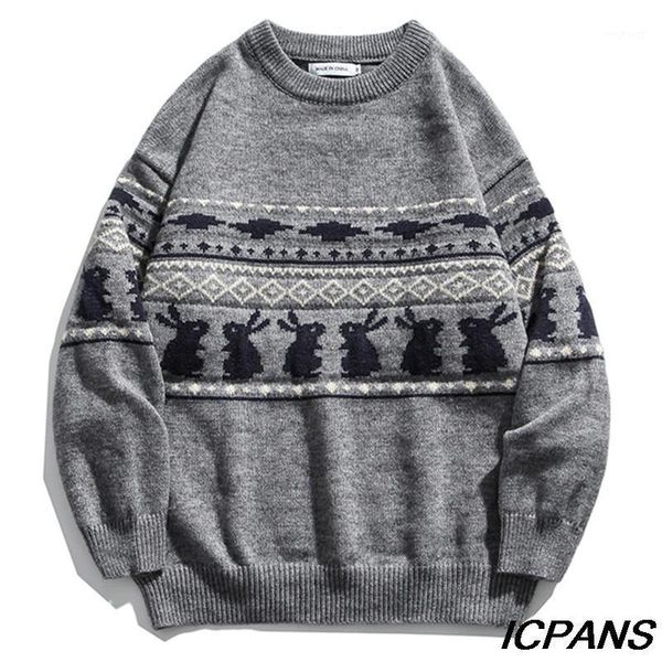 

2020 mens casual xmas holiday party crewneck sweater embroidery knitted snow ugly christmas jumper sweaters streetwear1, White;black