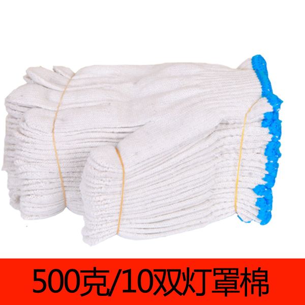 

construction resistant thickened cotton thread site labor wear protection work gloves for automobile repair