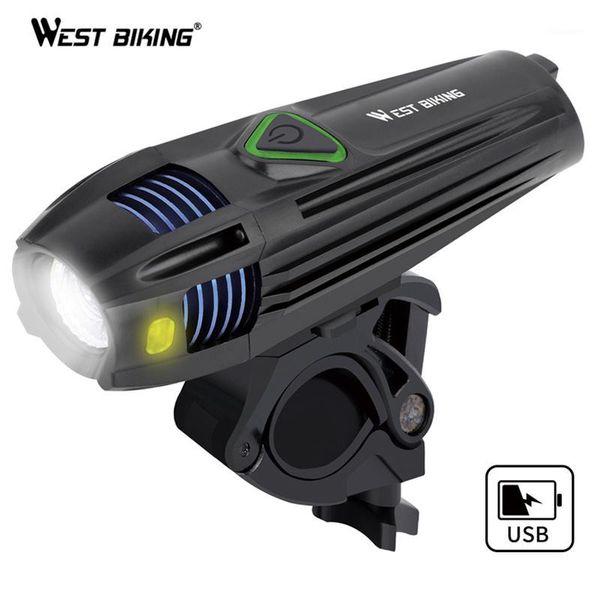 

bike lights west biking 5 modes bicycle front light usb recharge 2000mah waterproof led lantern lamp light1