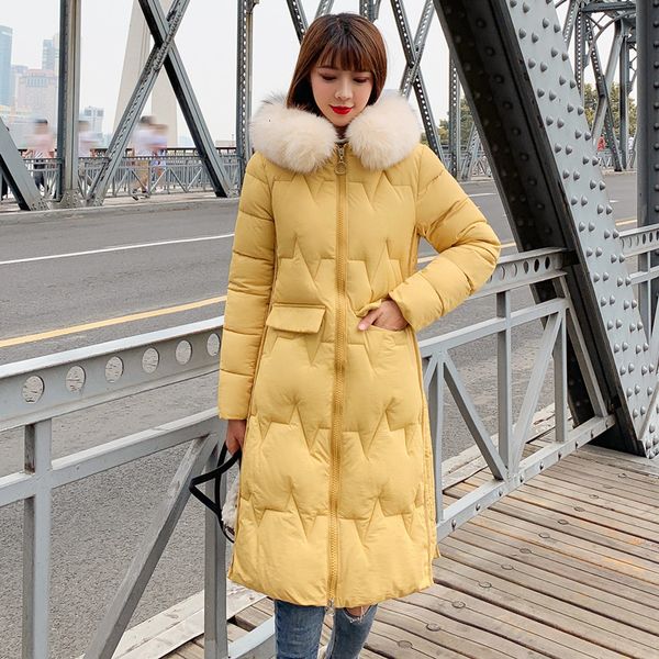 

2021 New Arrival in the Fashion of Women Winter Jacket High Quality Ladies Parka Coat Hood with Hot Skin Outwear Parkas Womens GJHZ, Black