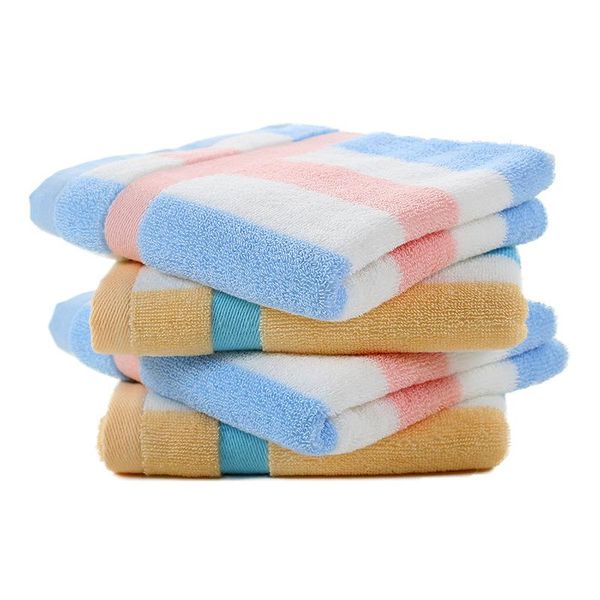 

t114a new gift quick dry cotton stripe bath room towel face towel
