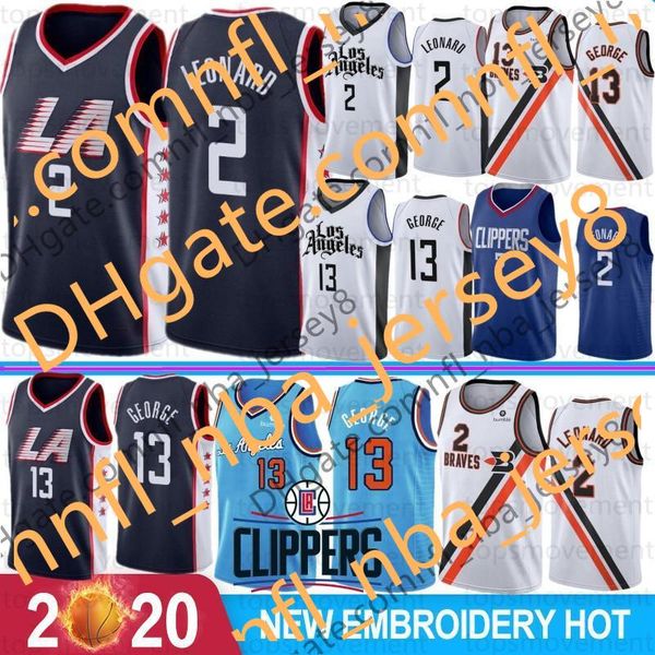 

kawhi nba 2 leonard men's college jerseys paul 13 george basketball jerseys stitched basketball 2020 new, Black;red