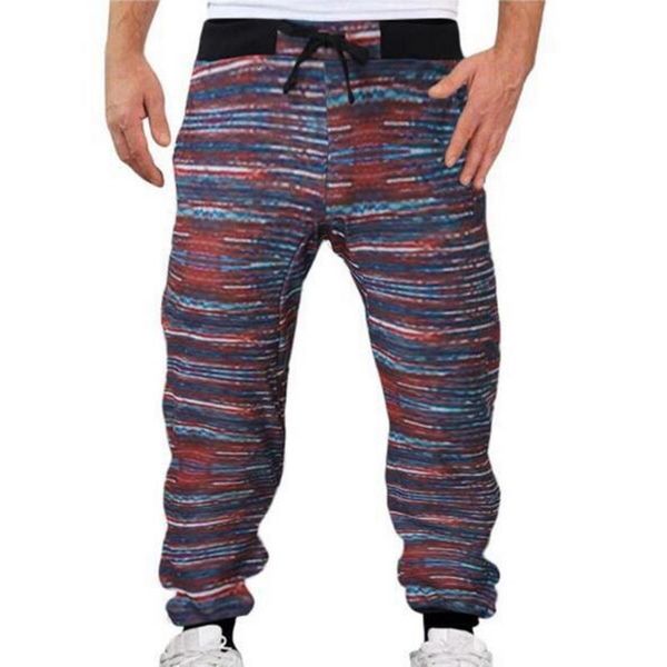 

jogger men harem pants camouflage printed sweatpants casual sports trouser fitness pantalones hombre outdoor cargo pants men, Black