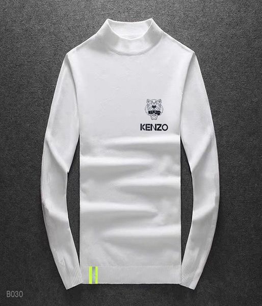 

33 new men's color matching sweater autumn and winter color contrast knitted pullover men's and women's harajuku round neck s, White;black