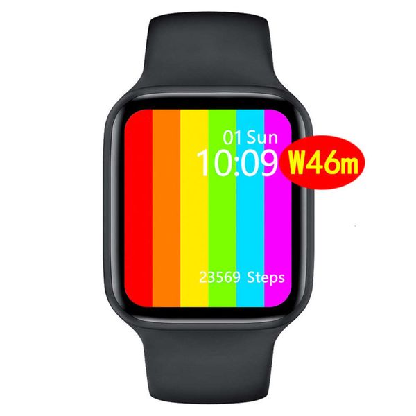 

w46m women's sports bracelet 1.58 "38 / 40mm color screen 6 generation smart watch wirels charg