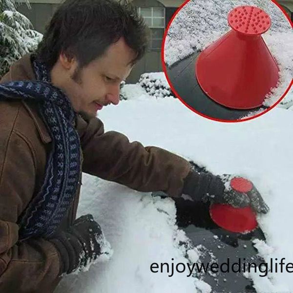 

miracle scrape a round ice scraper magic cone-shaped ice scrapers car windshield snow remover shovel tool multi-purpose funnel
