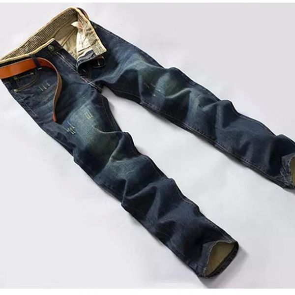 

scienwear 2020 men denim jeans business style slim fit straight fashion classic blue black male stretch casual trousers new