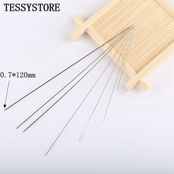 

50pcs various lengths of elongated metal beading needles for jewelry making tools threading cord tool bbytxm