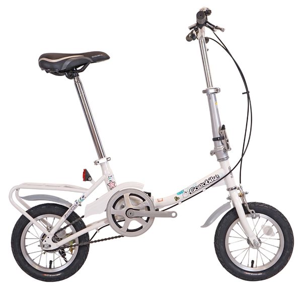 Mini 12 Zoll faltbare, ultraleichte, tragbare Klappfahrräder für Kinder mit Trommelbremse hinten