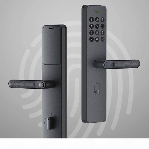 

xiaoda electronic smart lock fingerprint intellgent door handle with lock keyless digital smart door locks available for mijia app