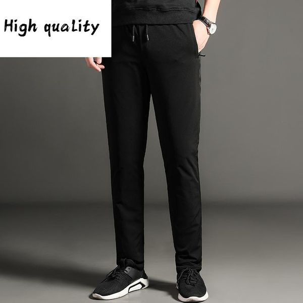 

winter 2020 down pants with thickened down warm casual pants, Black