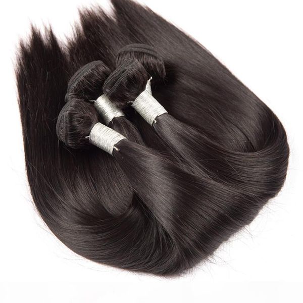 

grade 8a--indian & vietnamese straight hair 3 bundle 100% human hair bundles natural color silky remy hair, 90g per bundle, dhl free, Black