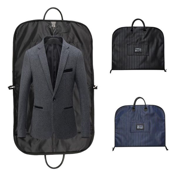 

portable men suit storage bag dustproof hanger organizer clothing covers travel coat case clothes accessories