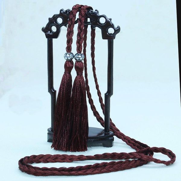 

10cm double braided polyester tassels with hanging rope sewing tassels trim decorative key tassel for curtains home decorate h bbysyf