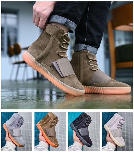 

dhl shipping 750 750s running shoes light grey triple black brown winter boots luxury sneakers size 36-50,us 13 14 15