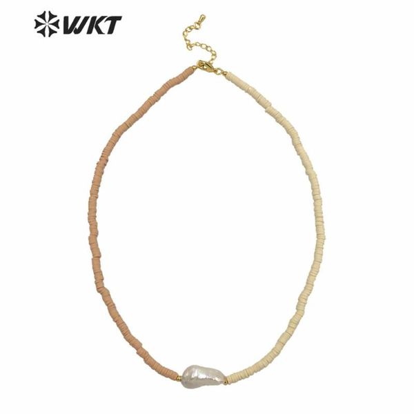 

wt-jn130 amazing hand make strands 4mm resin beads pearl themed necklace lady loved natural pearl choker necklace with sand colo, Golden;silver