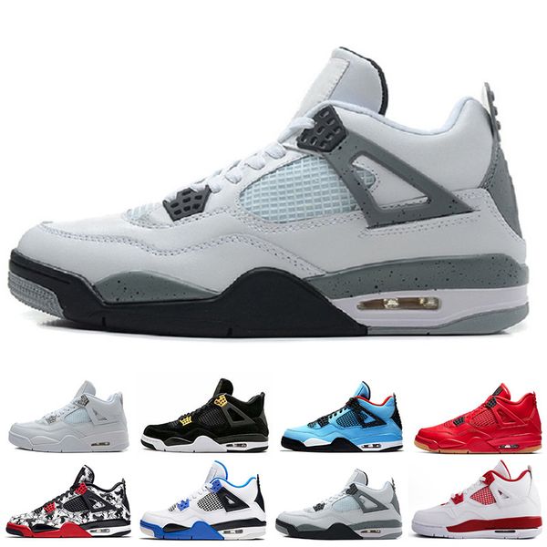 

travis 4 cactus jack 4s mens хищники баскетбольная обувь 4s белый цемент черный красный 4 pale citron мода кроссовки спортивная обувь jutt9, White;red