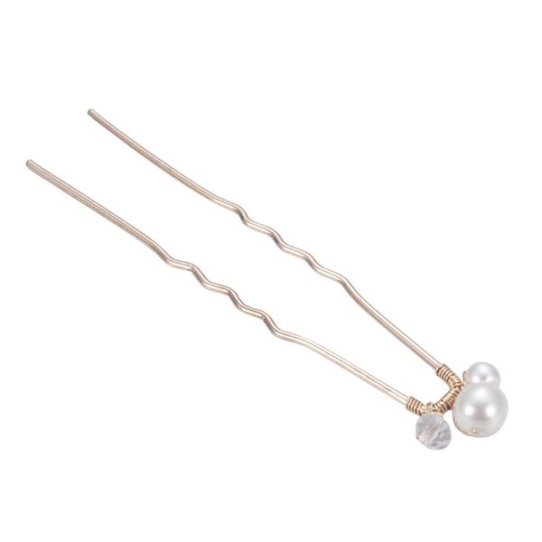 

1/5 штук свадебные аксессуары для волос белый жемчуг кристаллы для волос зажимы pins bride prendedor de кабельо волос клип ювелирных cheveux, Golden;white