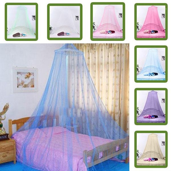 

outdoor elegant round lace insect bed canopy netting curtain dome mosquito net 341