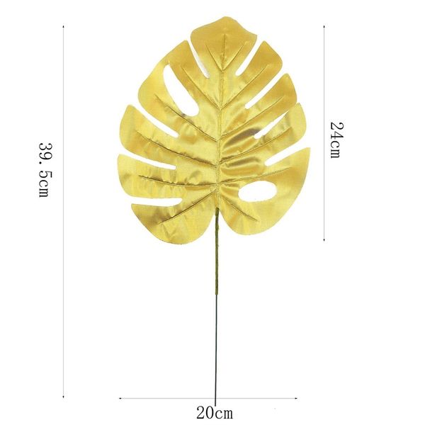 

simulation leaf gold plated wedding celebration plant resistance to fall tortoise dorsal leaves popular sell well 1 7yy j1