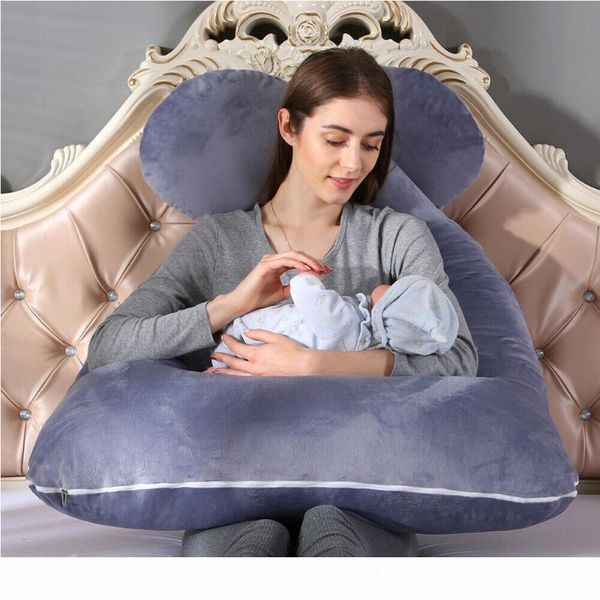 

u shape pregnancy pillow full body sleeping support pillow for pregnant women body cotton multifunctional maternity pillows