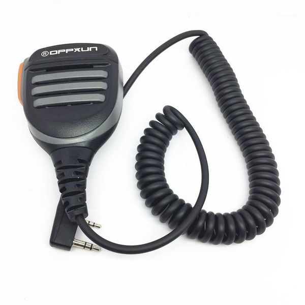 

waterproof hand microphone kmc-45 for baofeng radio uv-5r uv5r bf-888s gt-3 uv-b5 b6 uv82 uv6r walkie talkie1