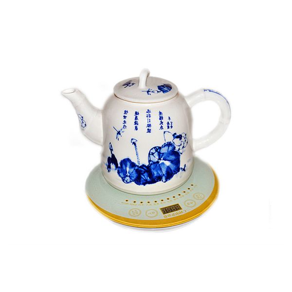 

ceramic teapot exquisite household large-capacity kettle high temperature filter teapotdynamic far infrared blue and white kettle